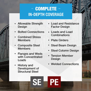 PPI Steel Design for the PE Civil and SE Exams, 3rd Edition  A Complete Guide for the NCEES PE Civil and SE Exams,Used