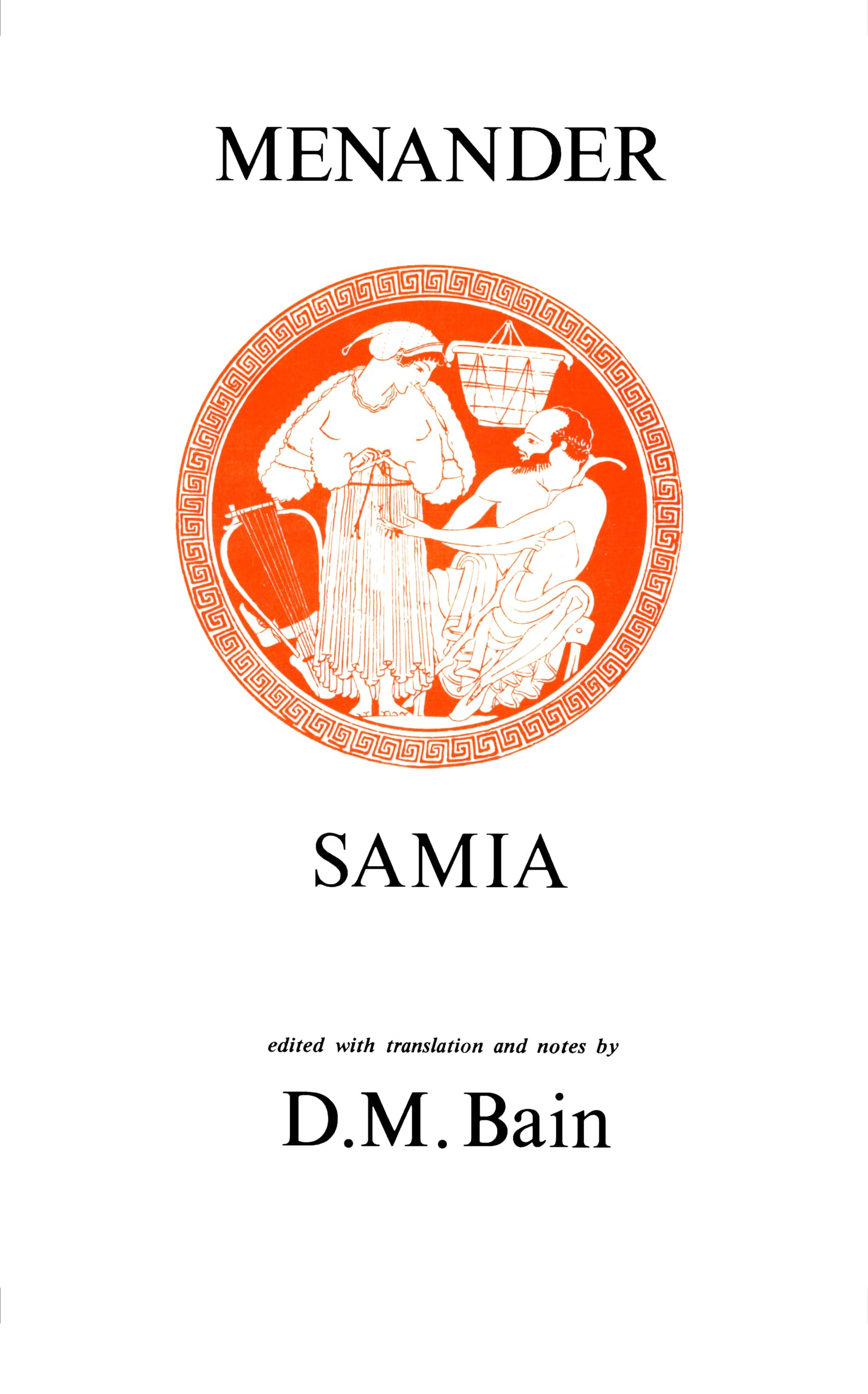 Menander: Samia (Aris & Phillips Classical Texts) (Ancient Greek Edition),Used