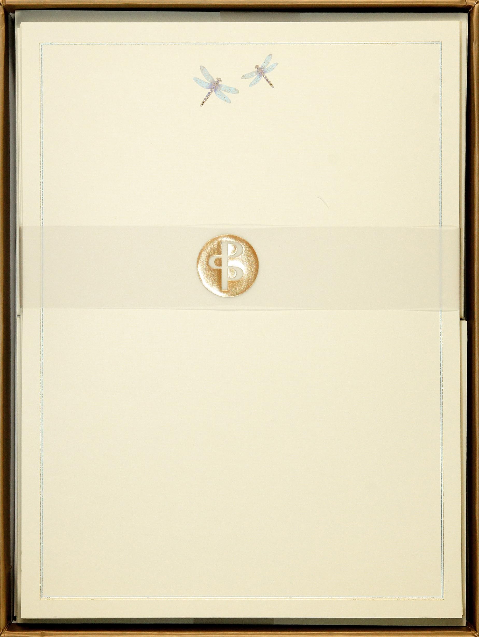 Blue Dragonfly Stationery Set (Boxed Stationery),Used