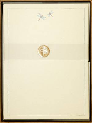 Blue Dragonfly Stationery Set (Boxed Stationery),Used