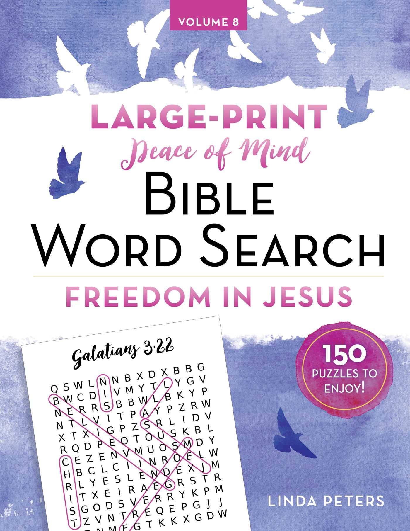 Peace of Mind Bible Word Search Freedom in Jesus,Used