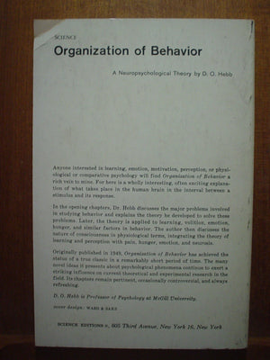 The Organization of Behavior,Used