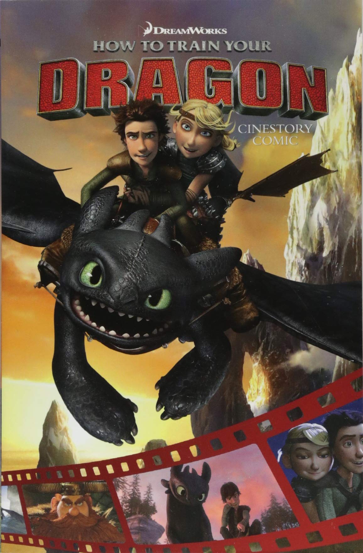 DreamWorks How to Train Your Dragon Cinestory Comic,Used