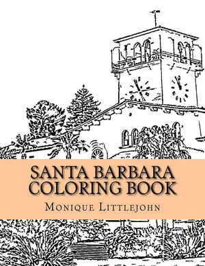 Santa Barbara Coloring Book,Used