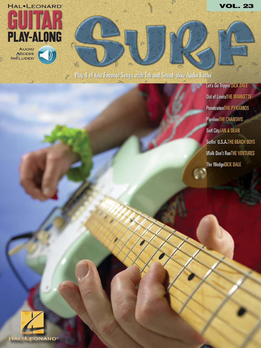 Surf: Guitar Playalong Volume 23 (Book/Online Audio) (Guitar Playalong, 23),New
