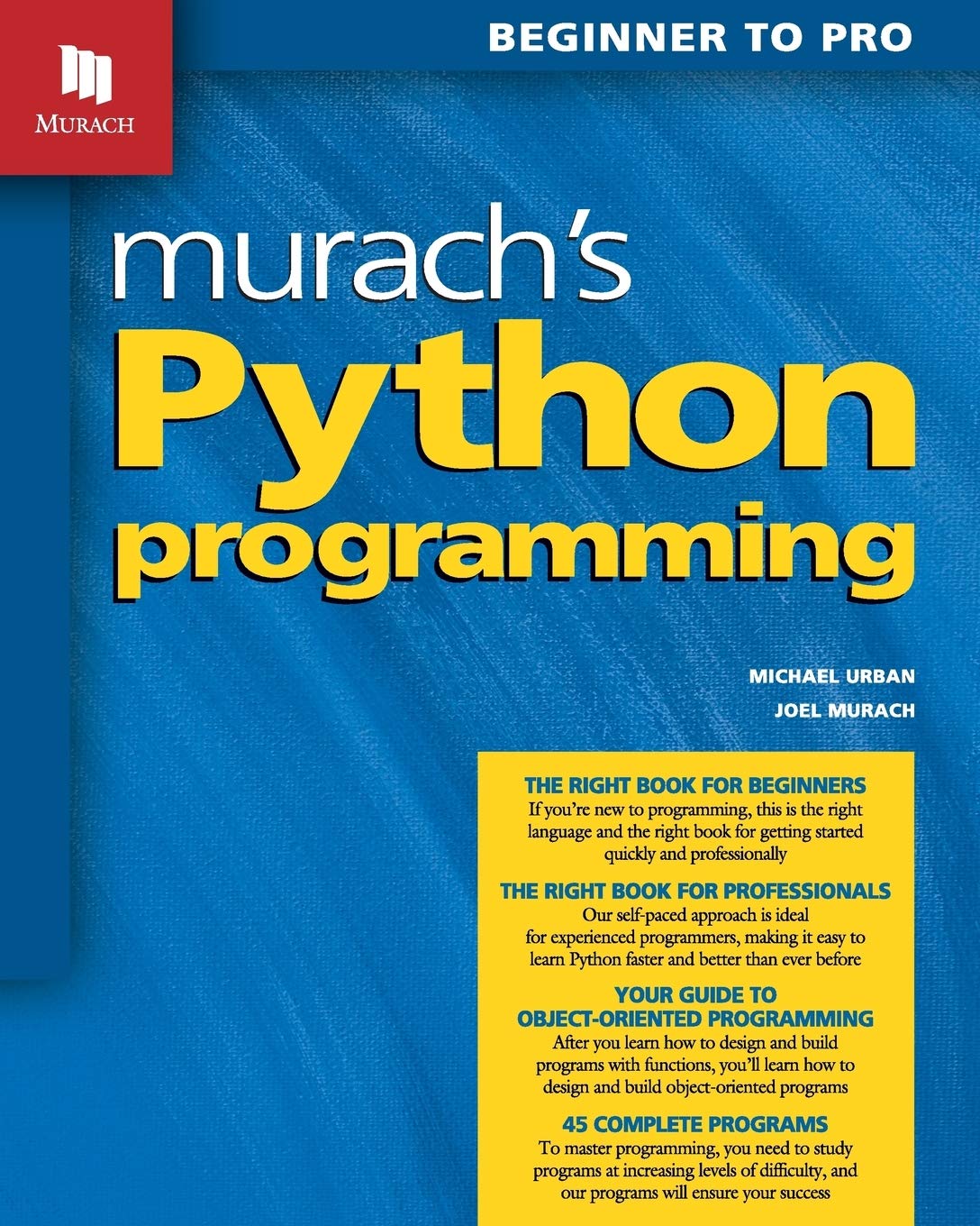Murach's Python Programming: Beginner to Pro,Used