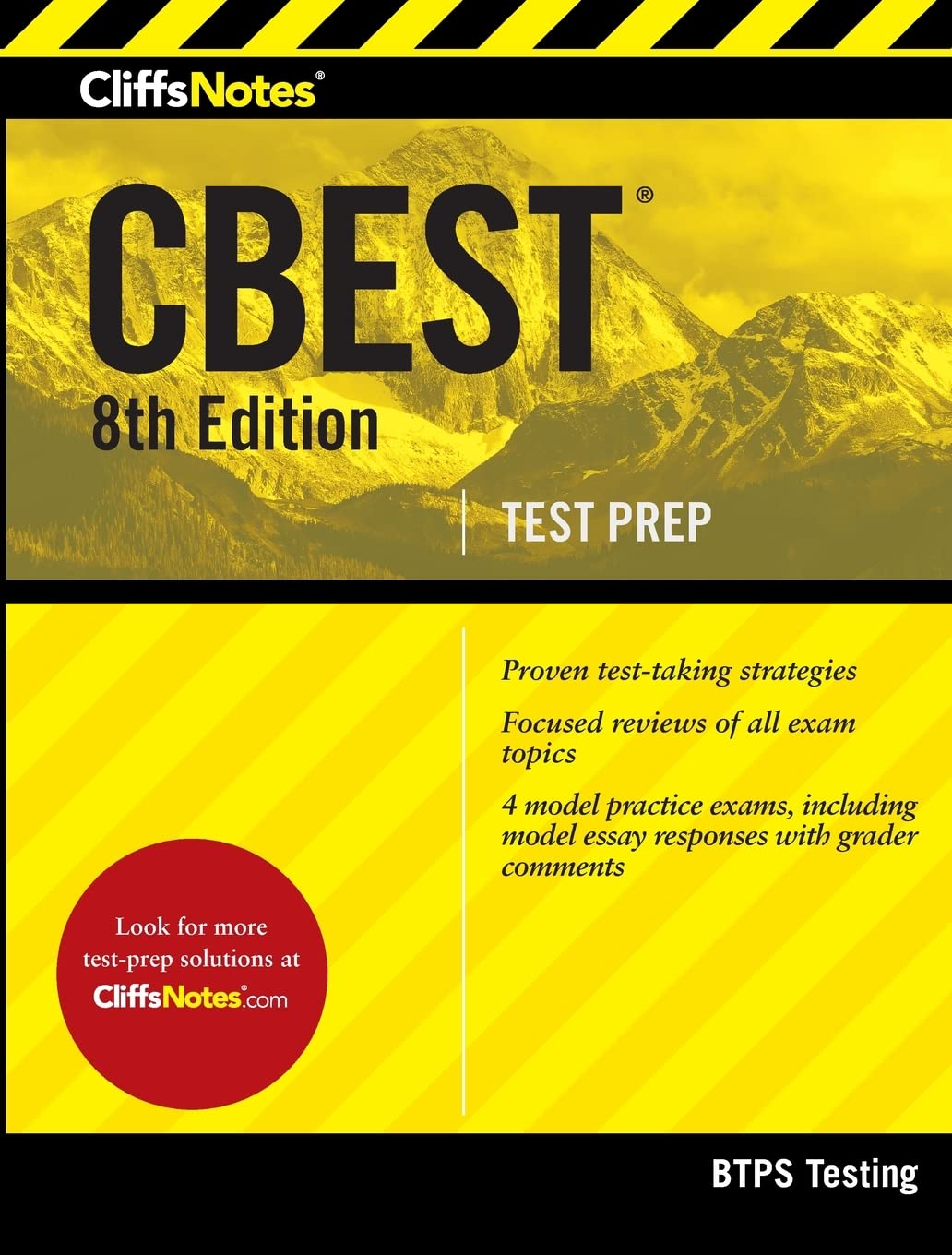CliffsNotes CBEST, 8th Edition (Cliffsnotes Test Prep),Used