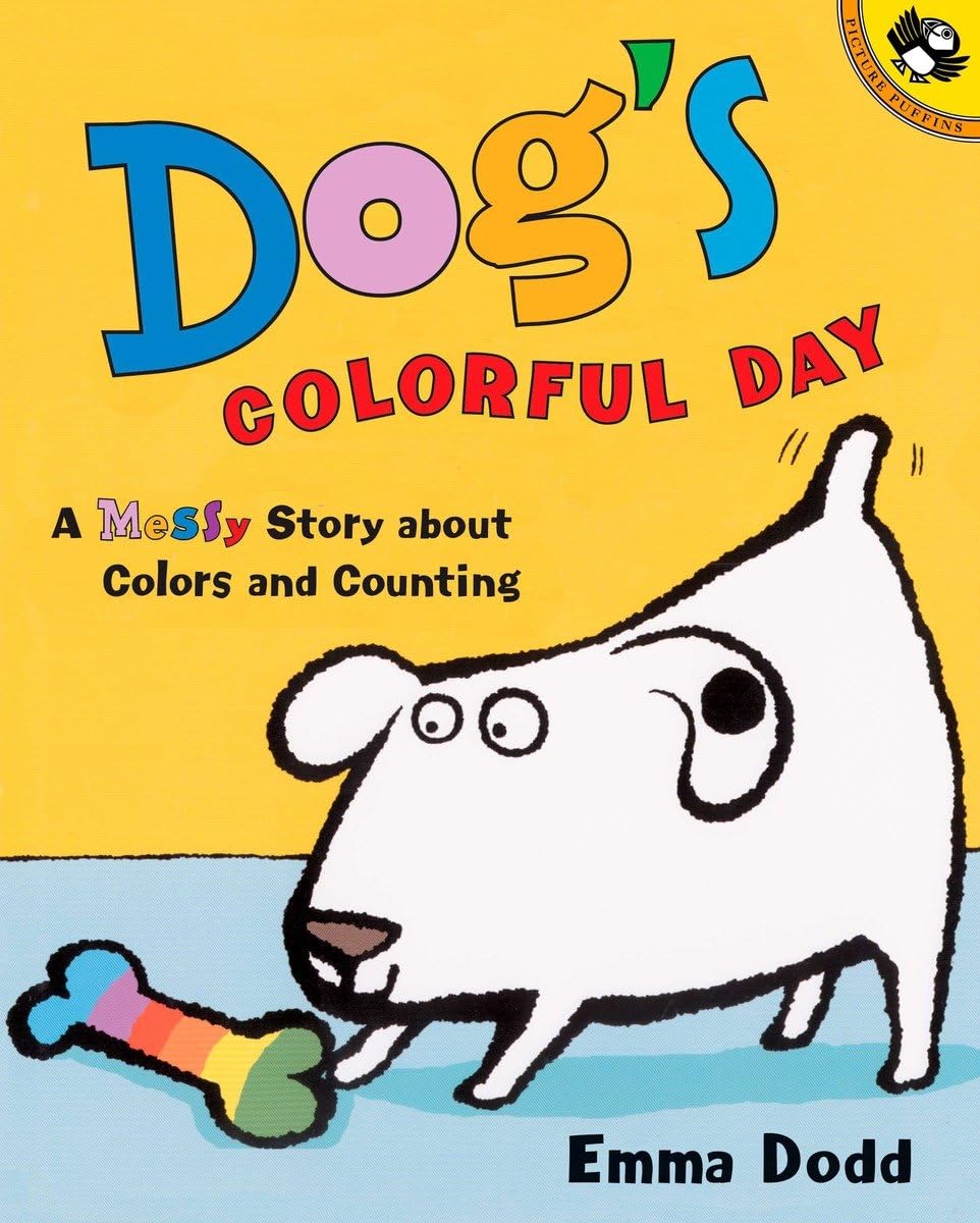 Dog'S Colorful Day: A Messy Story About Colors And Counting (Picture Puffin Books)-used