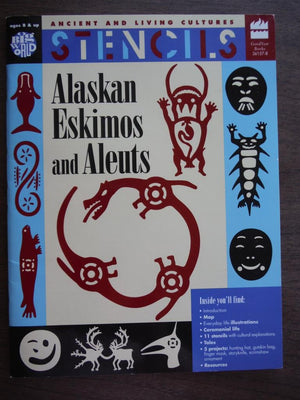 Alaskan Eskimos and Aleuts/Book and Stencils (Ancient and Living Cultures),Used