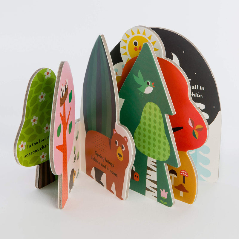 Bookscape Board Books: A Forest's Seasons: (Colorful Children?s Shaped Board Book, Forest Landscape Toddler Book),New