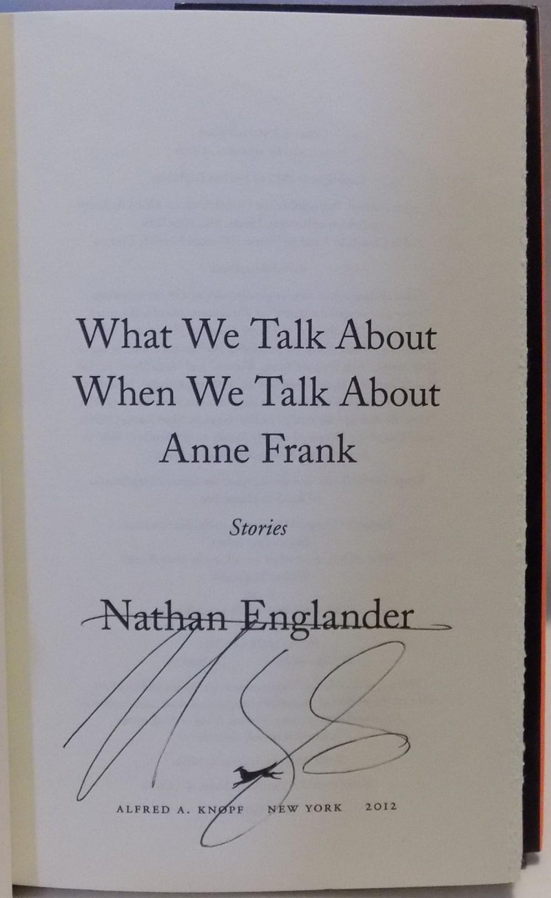What We Talk About When We Talk About Anne Frank: Stories,Used