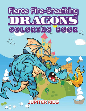 Fierce FireBreathing Dragons Coloring Book,Used