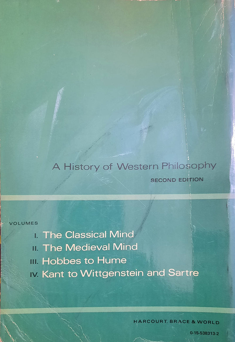 A History Of Western Philosophy: The Medieval Mind, Volume Ii,Used