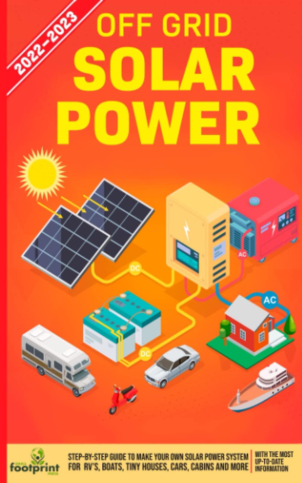 Off Grid Solar Power 20222023: StepByStep Guide to Make Your Own Solar Power System For RVs, Boats, Tiny Houses, Cars, Cabins,Used