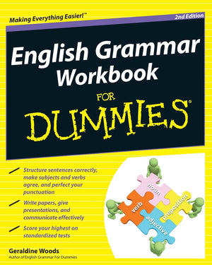 English Grammar Workbook For Dummies, 2Nd Edition,New