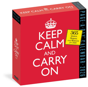 Cal 26 Keep Calm & Carry On