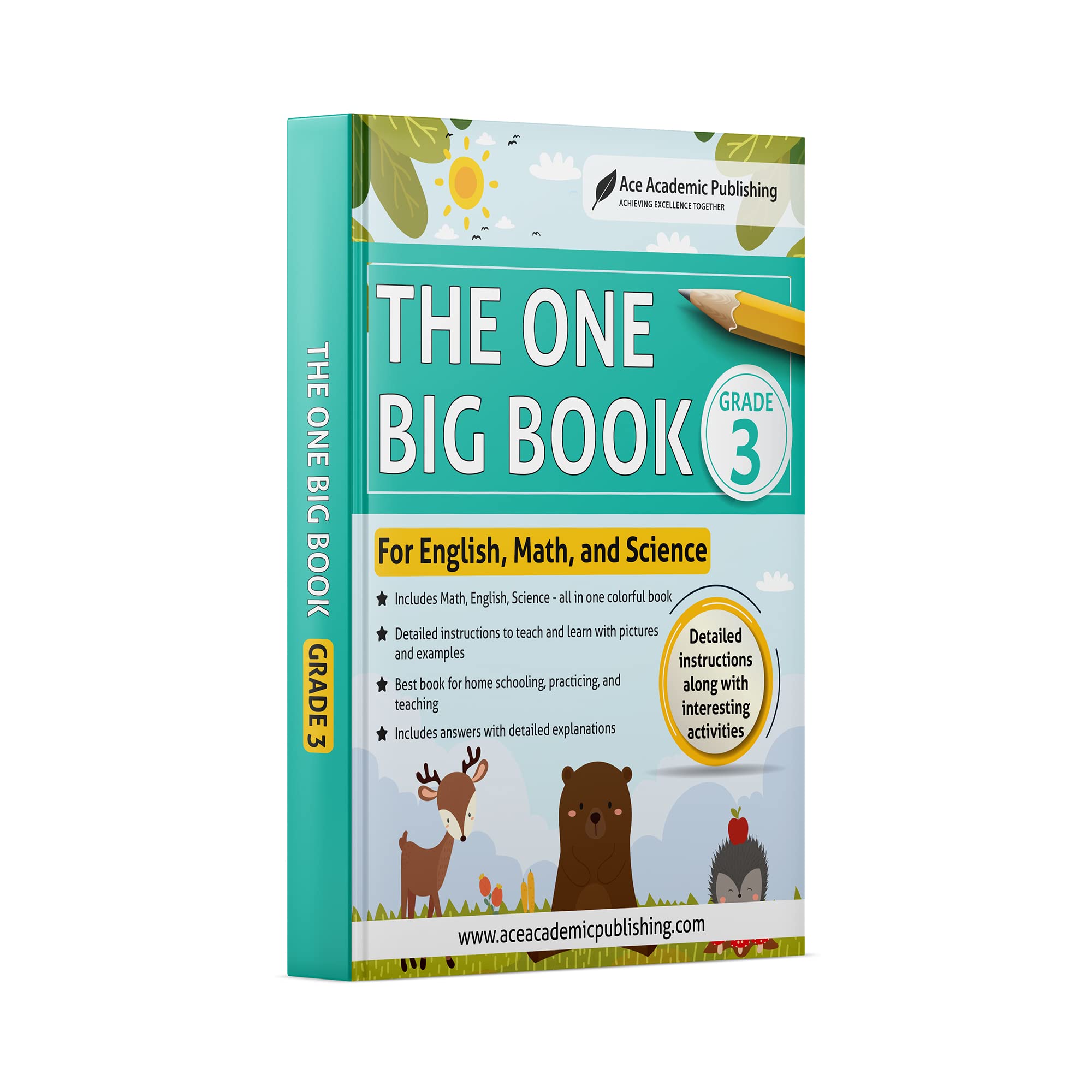 The One Big Book  Grade 3: For English, Math and Science,Used