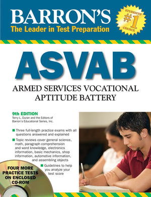 Barron's ASVAB: Armed Services Vocational Aptitude Battery,Used