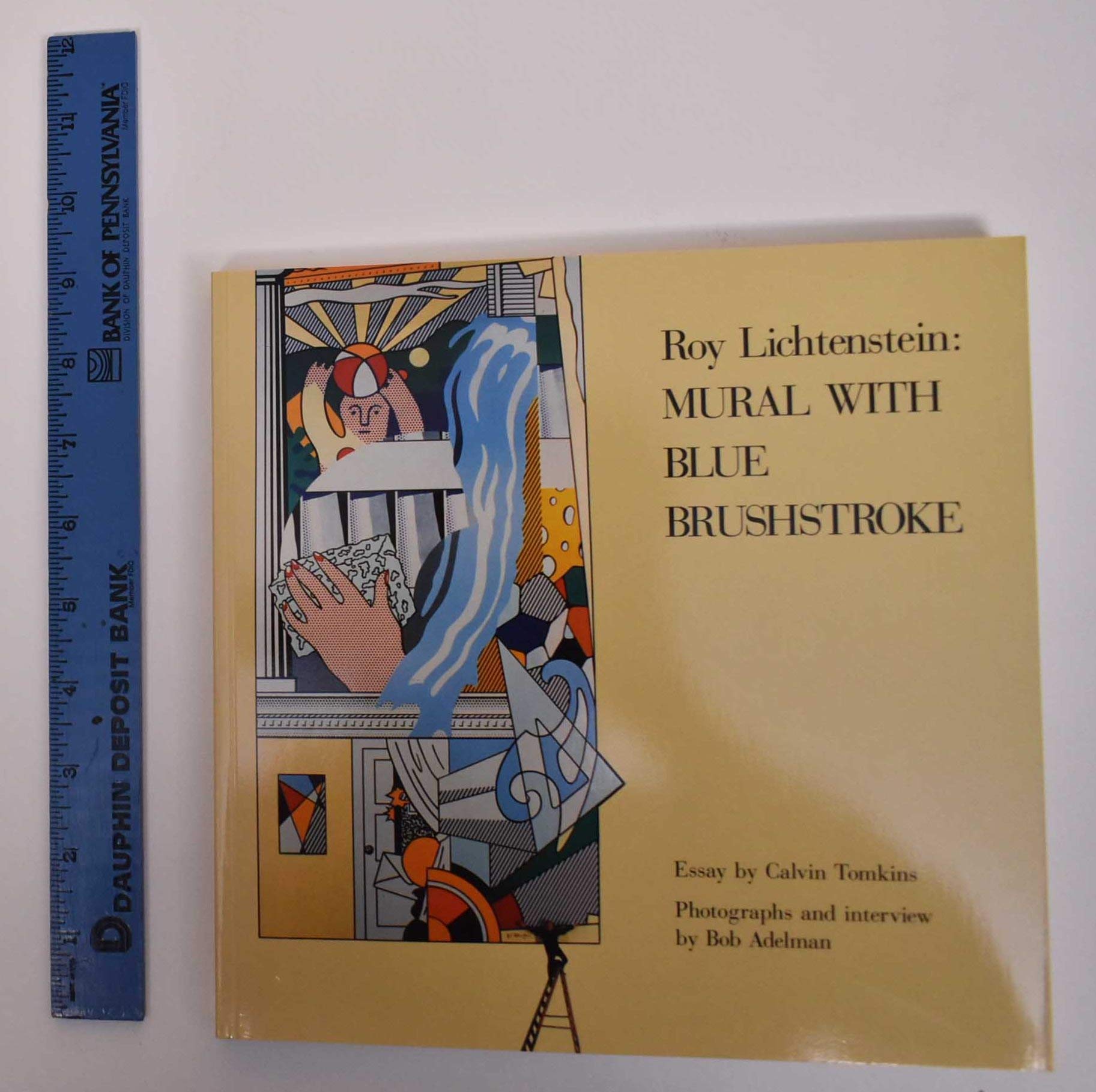 Roy Lichtenstein: Mural With Blue Brushstoke,Used