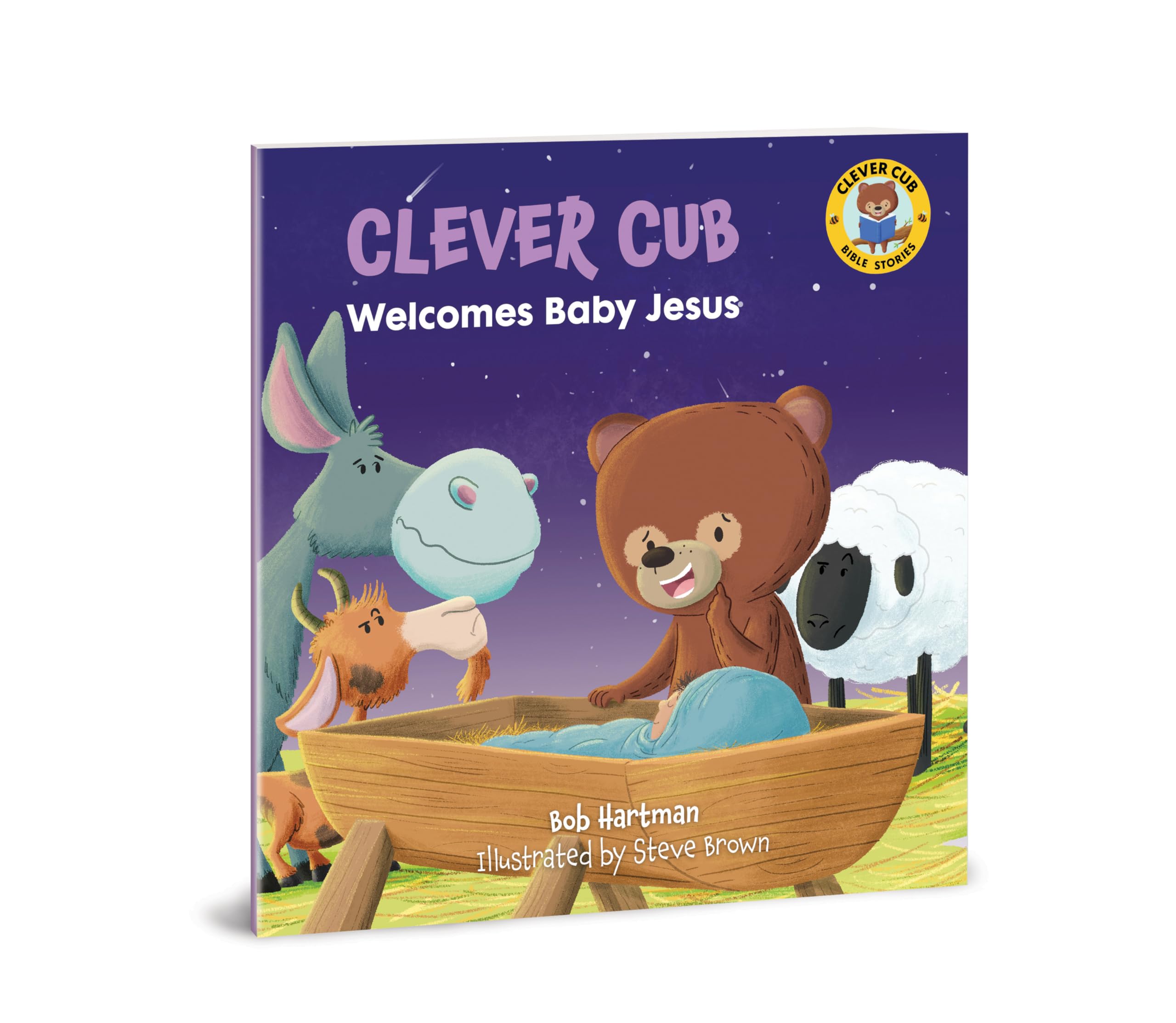 Clever Cub Welcomes Baby Jesus (Clever Cub Bible Stories) (Volume 4),Used