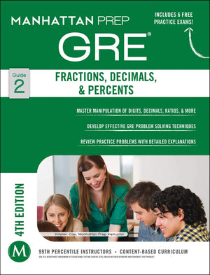 GRE Fractions, Decimals, & Percents (Manhattan Prep GRE Strategy Guides),Used