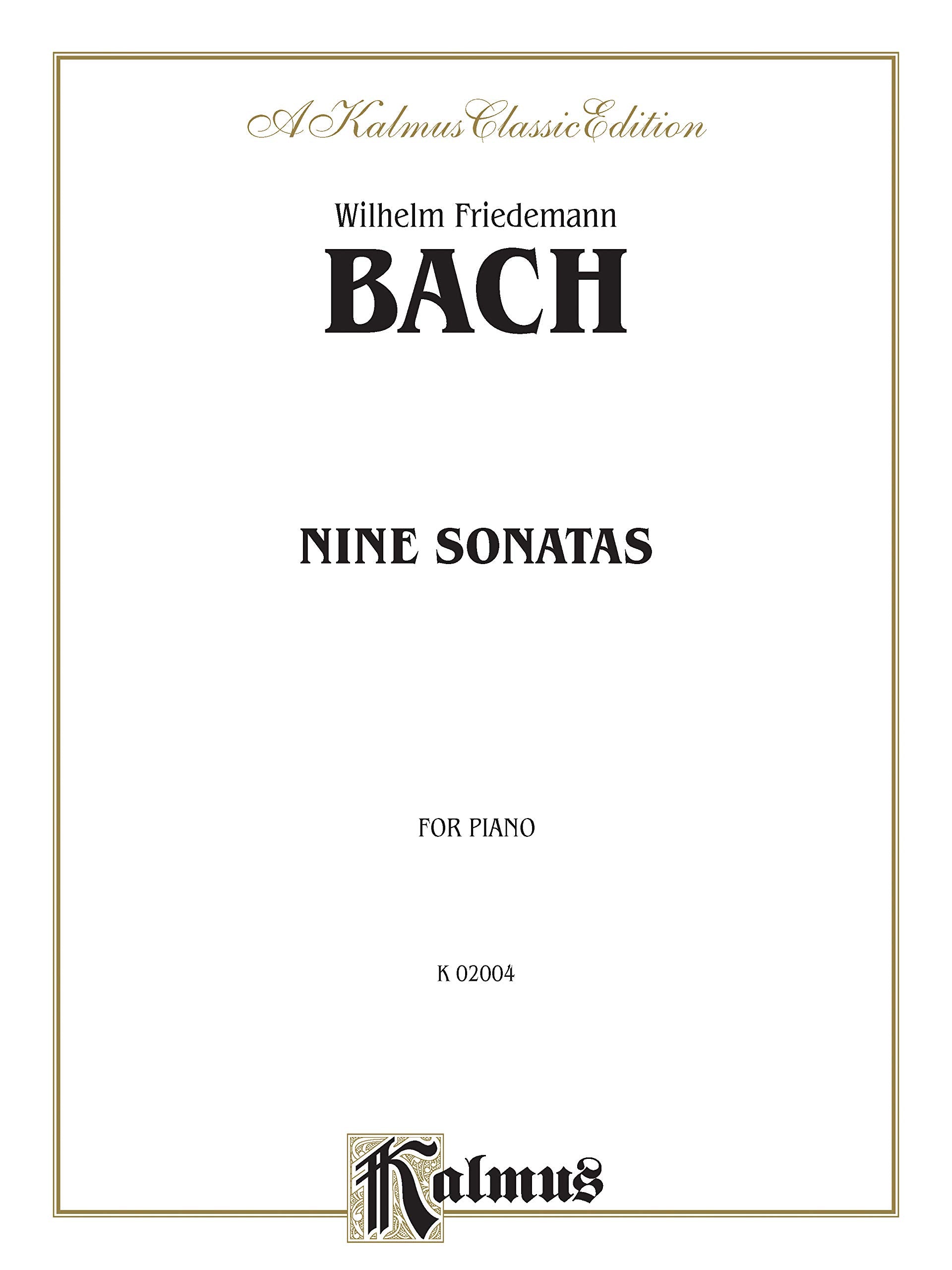 Nine Sonatas (Kalmus Edition),Used