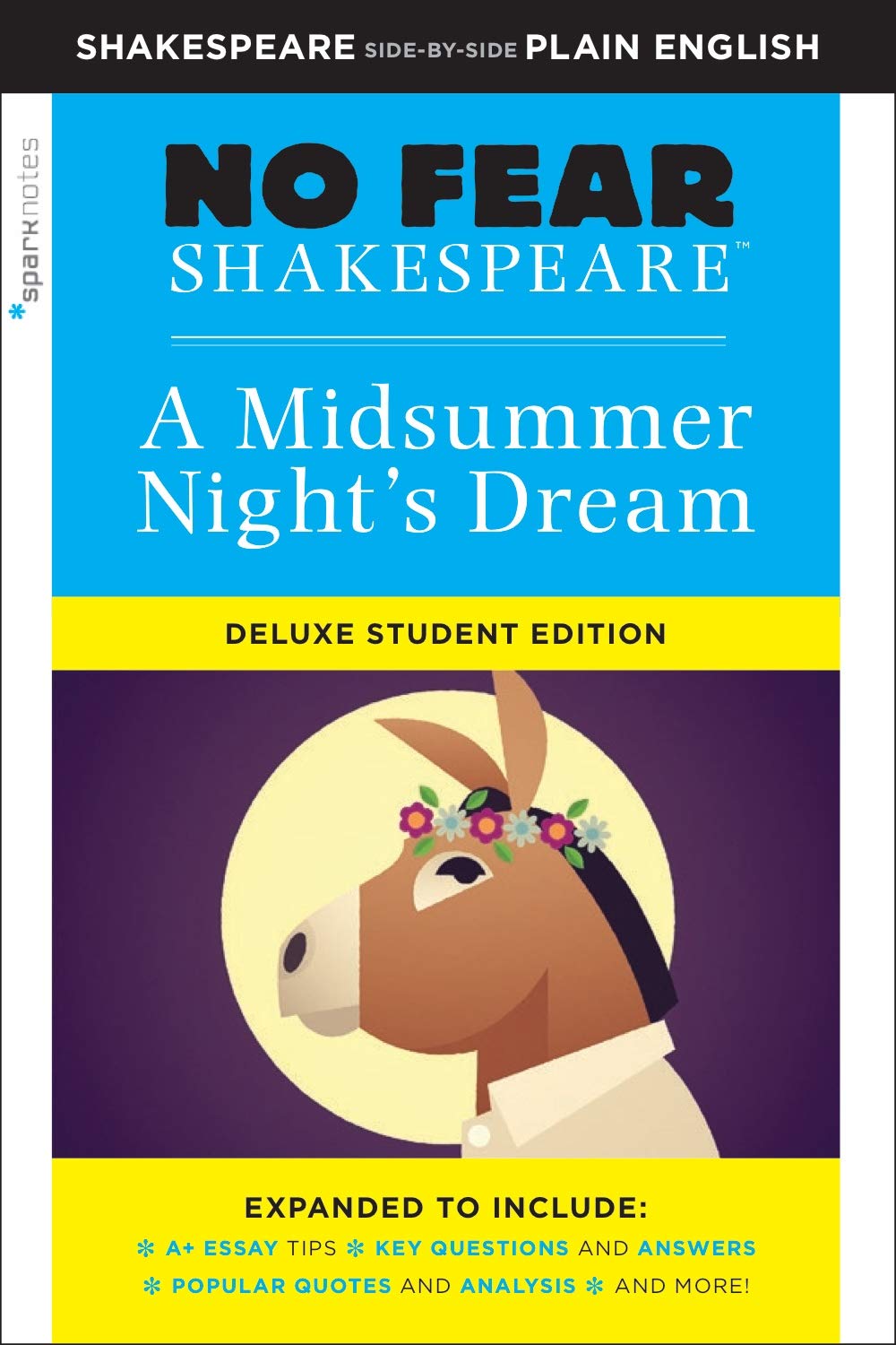 Midsummer Night's Dream: No Fear Shakespeare Deluxe Student Edition (Volume 29),Used