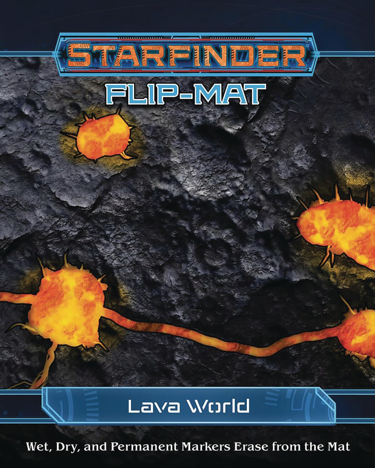 Starfinder Flipmat: Lava World,Used