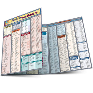 French Vocabulary QuickStudy Laminated Reference Guide (QuickStudy Academic),Used
