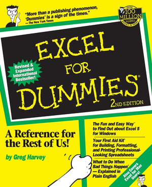 Excel For Dummies, 2Nd Edition: 2Nd Edition,Used