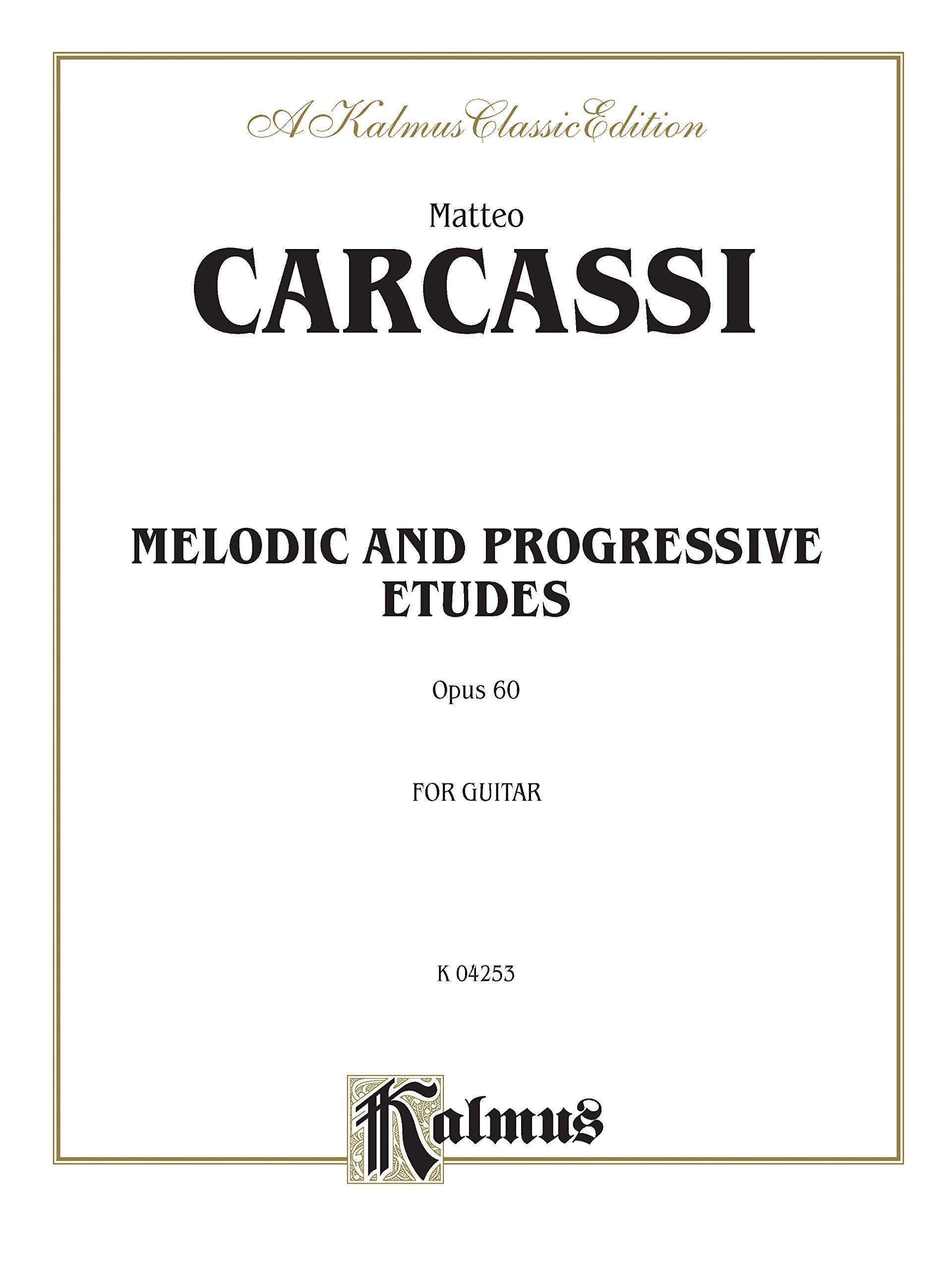 Melodic and Progressive Etudes, Op. 60 (Kalmus Edition),Used