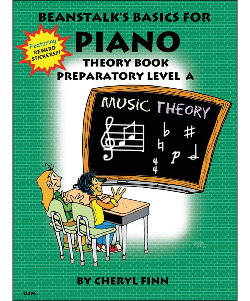 Beanstalk'S Basics For Piano: Theory Book, Preparatory Level A,New