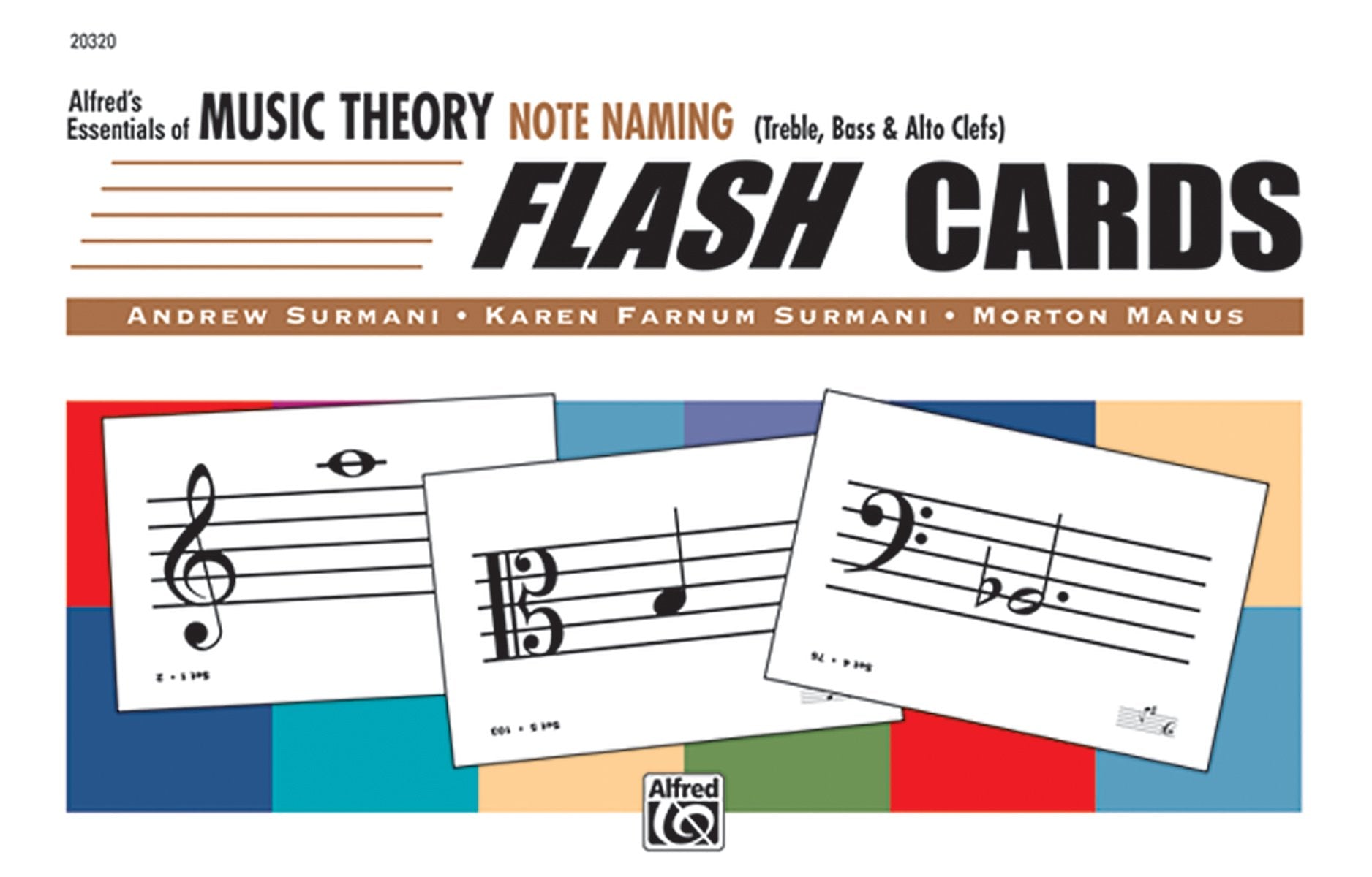 Alfred's Essentials of Music Theory: Note Naming Flash Cards,New