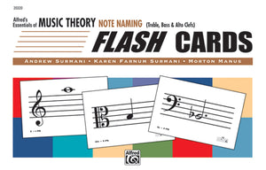Alfred's Essentials of Music Theory: Note Naming Flash Cards,New