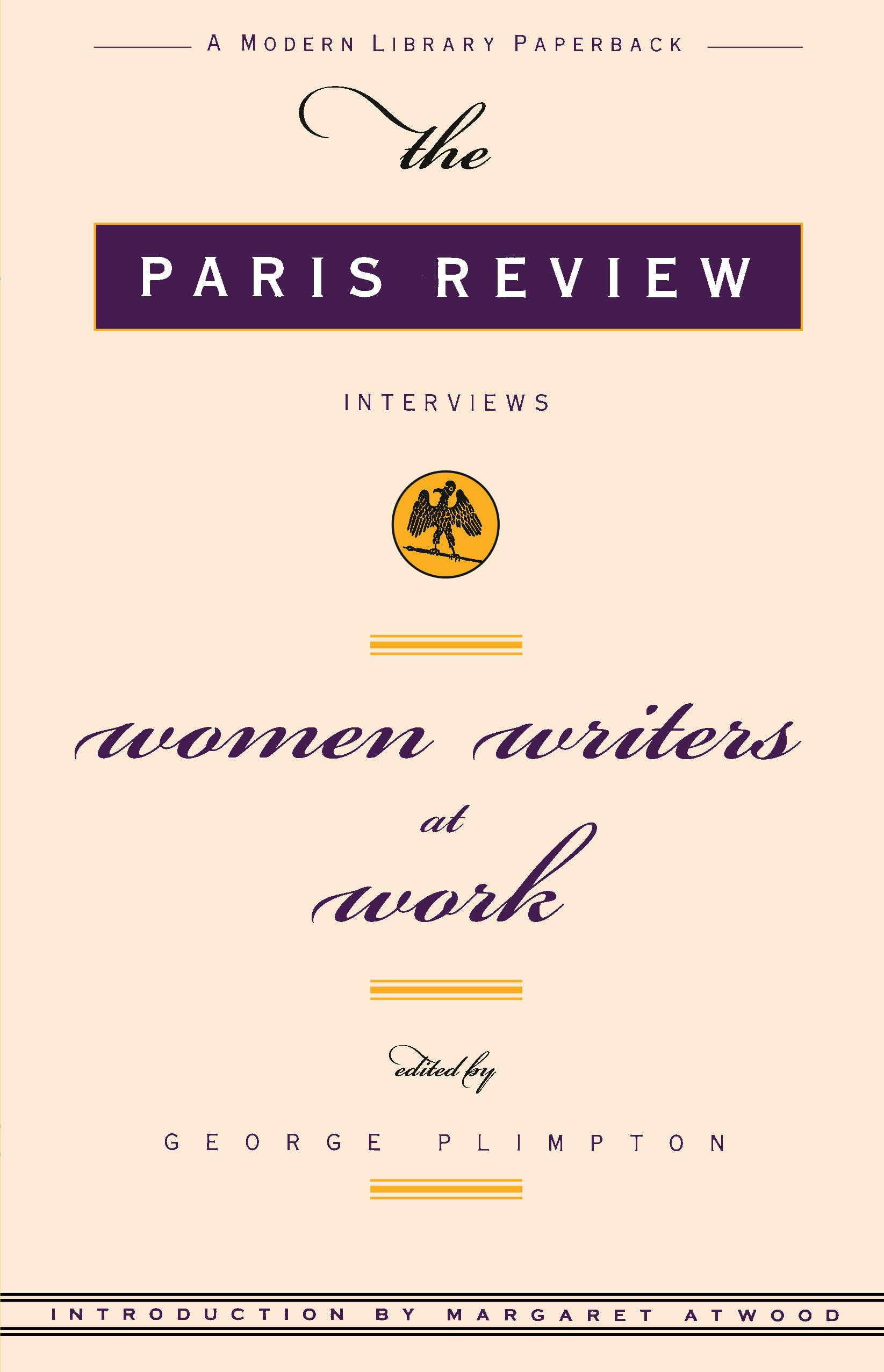 Women Writers at Work: The Paris Review Interviews,New