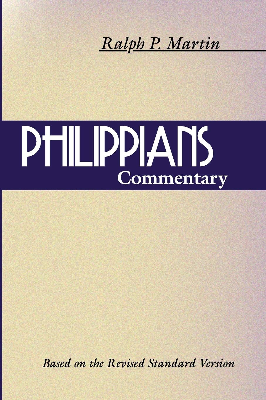 Philippians: Based on the Revised Standard Version,Used