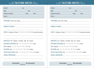 Spirits Tasting Journal: A Logbook to Rate, Record, and Remember Spirits,Used