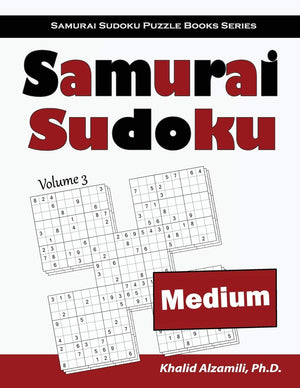 Samurai Sudoku: 500 Medium Sudoku Puzzles Overlapping into 100 Samurai Style (Samurai Sudoku Puzzle Books Series),Used