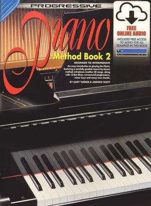 72627  Progressive Piano Method Book 2  Book/Online Audio,Used