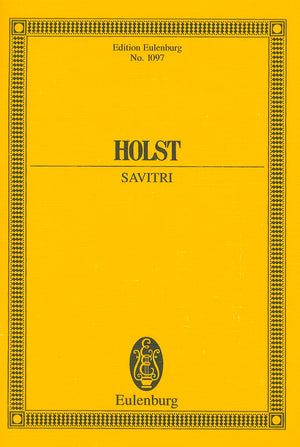 Savitri: Opera di Camera, Op. 25 (Edition Eulenburg),Used