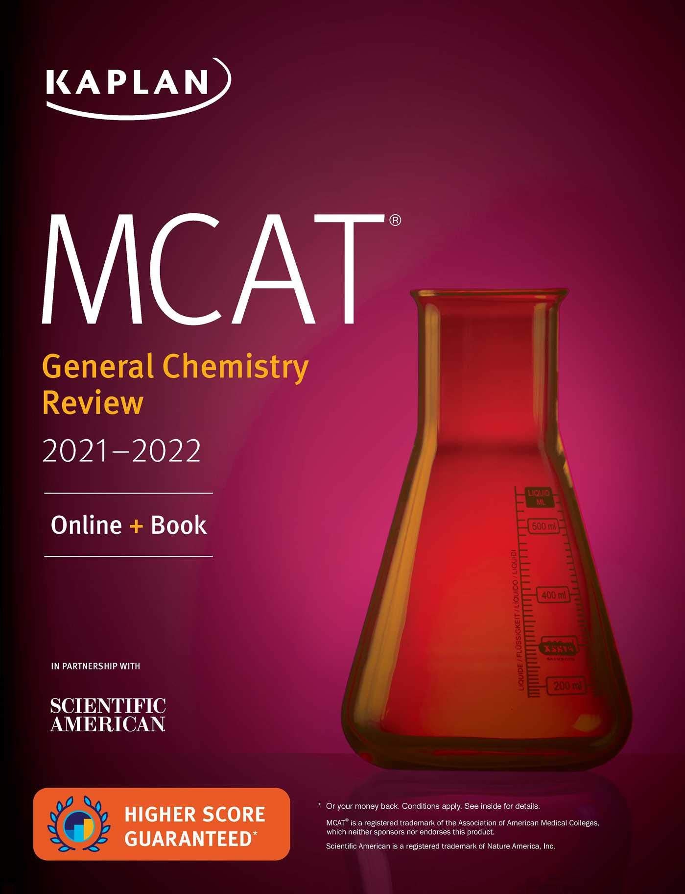MCAT General Chemistry Review 20212022: Online + Book (Kaplan Test Prep),Used