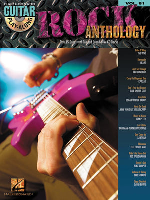 Rock Anthology Guitar PlayAlong Volume 81 Book/Online Audio (Guitar Playalong, 81),Used