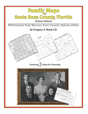 Family Maps of Santa Rosa County, Florida,Used