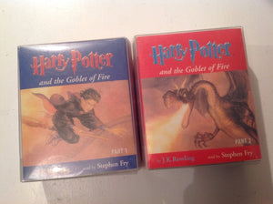 Harry Potter and the Goblet of Fire (Book 4  Part 1  7 Audio Cassette set),Used