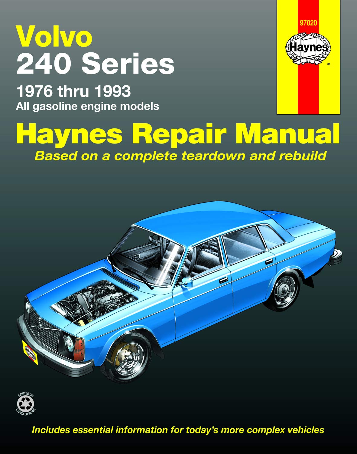 Volvo 240 Series petrol (19761993) Haynes Repair Manual (USA) (Paperback),Used