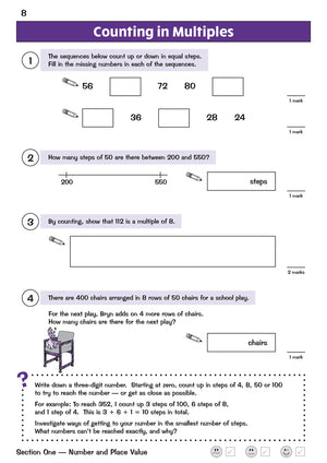 New KS2 Maths Targeted Question Book: Challenging Maths  Year 3 Stretch (CGP KS2 Maths),Used