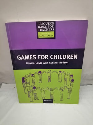 Games for Children (Resource Books for Teachers),Used
