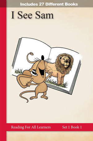Reading For All Learners  I See Sam Phonics Books Set 1 Color