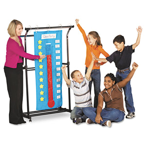 Carson Dellosa Thermometer And Goal Tracker Pocket Chart, Goal Tracker For Classroom, Thermometer And Temperature Tracker And Go