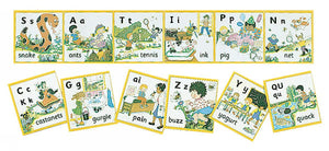 Jolly Phonics Wall Frieze: In Precursive Letters